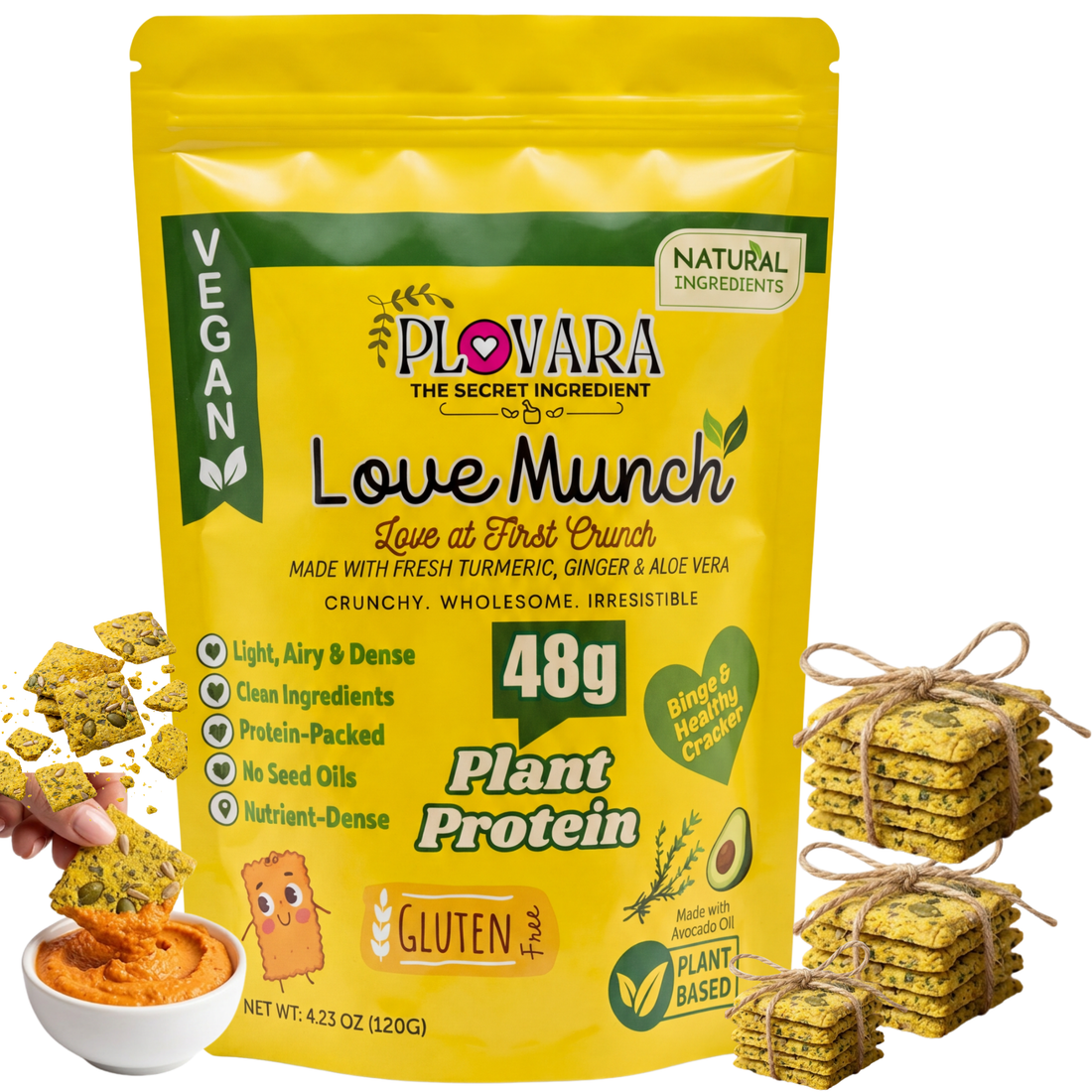 Love Munch - Plant Protein Cracker