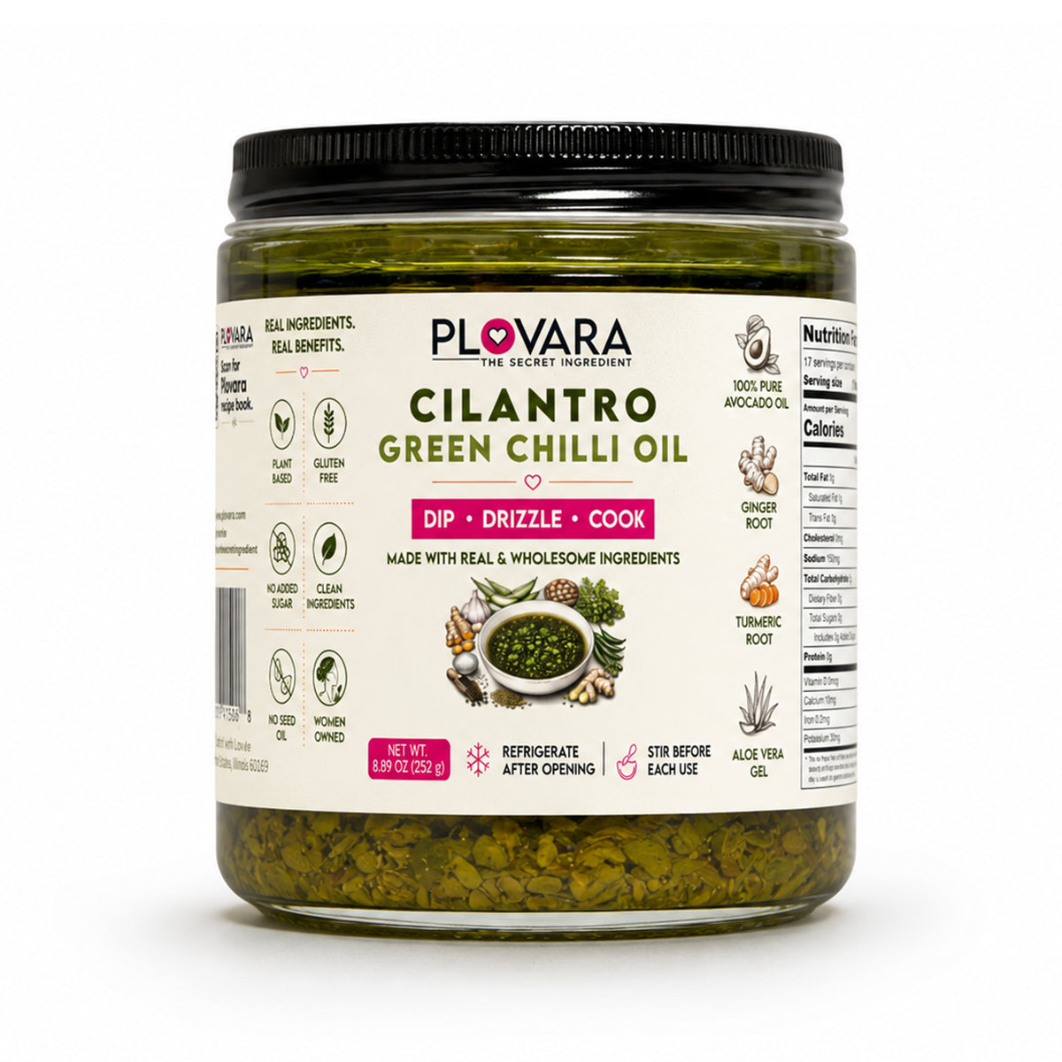 Cilantro GreenChilli Oil
