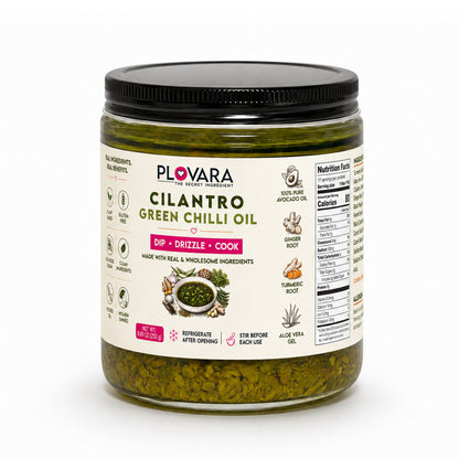 Cilantro GreenChilli Oil