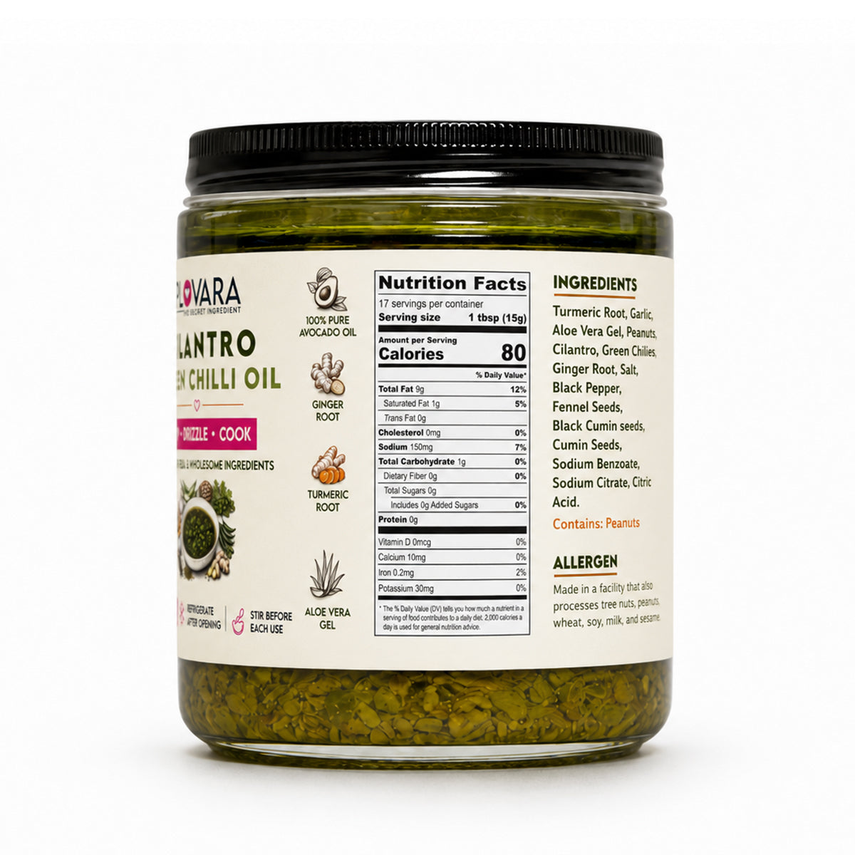 Cilantro GreenChilli Oil