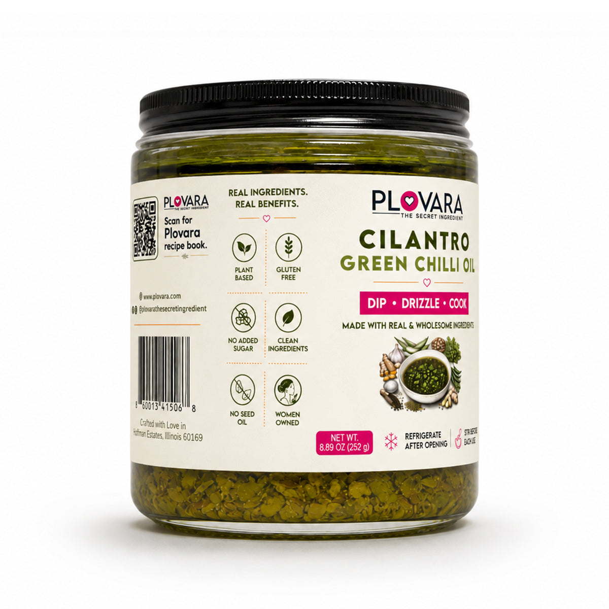 Cilantro GreenChilli Oil